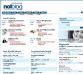 Így festett 10 éve a NolBlog címlapja